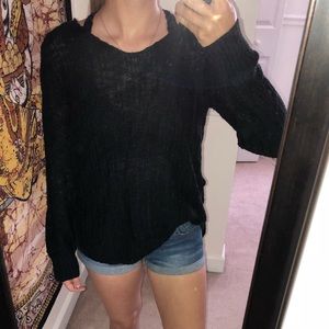 Black Long Sleeve Sweater